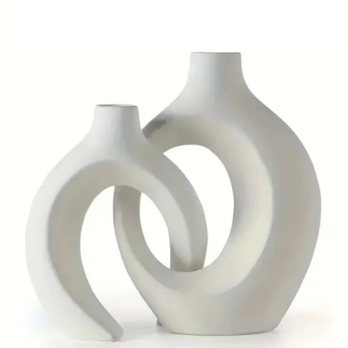 Ceramic Vase Set - Elegant Decor for Home & Cafe